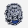 Detroit Lions Lions Face Gray Embroidery Patch