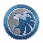Detroit Lions Round Logo Aqua Embroidery Patch