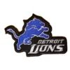Detroit Lions Team Logo Blue/White Embroidery Patch