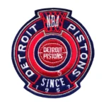 Detroit Pistons 1957 Logo Red/Blue Embroidery Patch