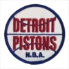 Detroit Pistons 1975-78 ERA Round Logo Blue/White Embroidery Patch