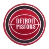 Detroit Pistons 1979-95 Round Logo Red/Black Embroidery Patch