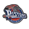 Detroit Pistons Crest Logo Red/Blue Embroidery Patch