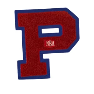 Detroit Pistons "P" Logo Red Embroidery Patch