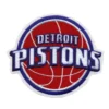Detroit Pistons Round Logo Red/Blue Embroidery Patch
