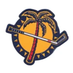 Florida Panthers Palm Tree Hockey Stick Logo Embroidery Patch