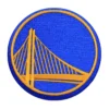 Golden State Warriors Alternate Team Logo Blue Embroidery Patch
