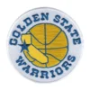 Golden State Warriors White Embroidery Patch