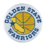 Golden State Warriors White Embroidery Patch
