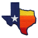 Houston Astros State of Flag Navy/White Embroidery Patch