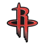 Houston Rockets Black Embroidery Patch
