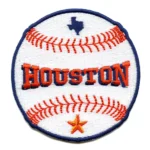 Houston Rockets Sports Star White Embroidery Patch