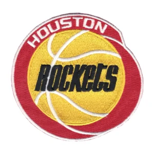 Houston Rockets Throwback Red Embroidery Patch
