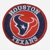 Houston Texans Round Red Embroidery Patch