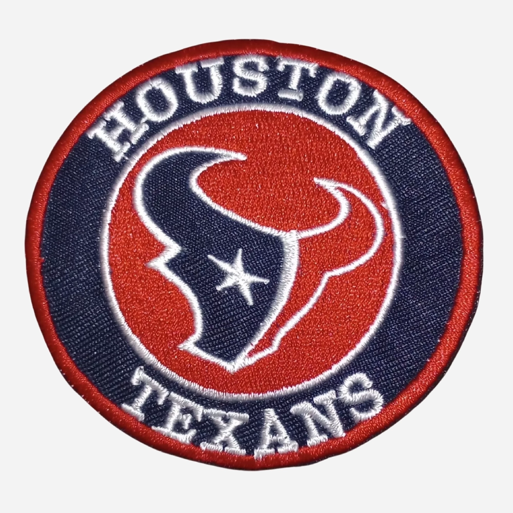 Houston Texans Round Red Embroidery Patch