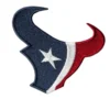 Houston Texans Team Logo Blue/Red Embroidery Patch