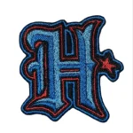 Huston Texans H-Town Blue Logo Embroidery Patch