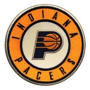 Indiana Pacers Round Logo Orange/Navy Embroidery Patch