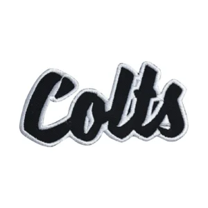 Indianapolis Colts Colts Letter Black Embroidery Patch