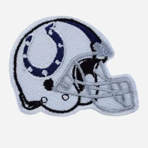 Indianapolis Colts Helmet Blue Embroidery Patch