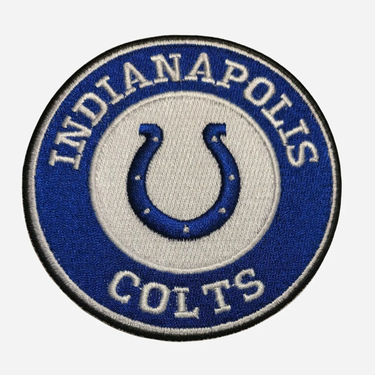 Indianapolis Colts Round Blue Embroidery Patch