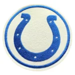 Indianapolis Colts Round White Embroidery Patch