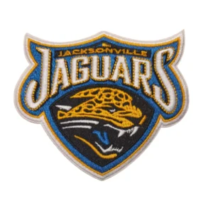 Jacksonville Jaguars Tiger Black Logo Embroidery Patch