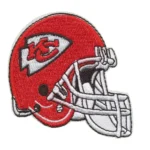 Kansas City Chiefs Helmet Red/White Embroidery Patch