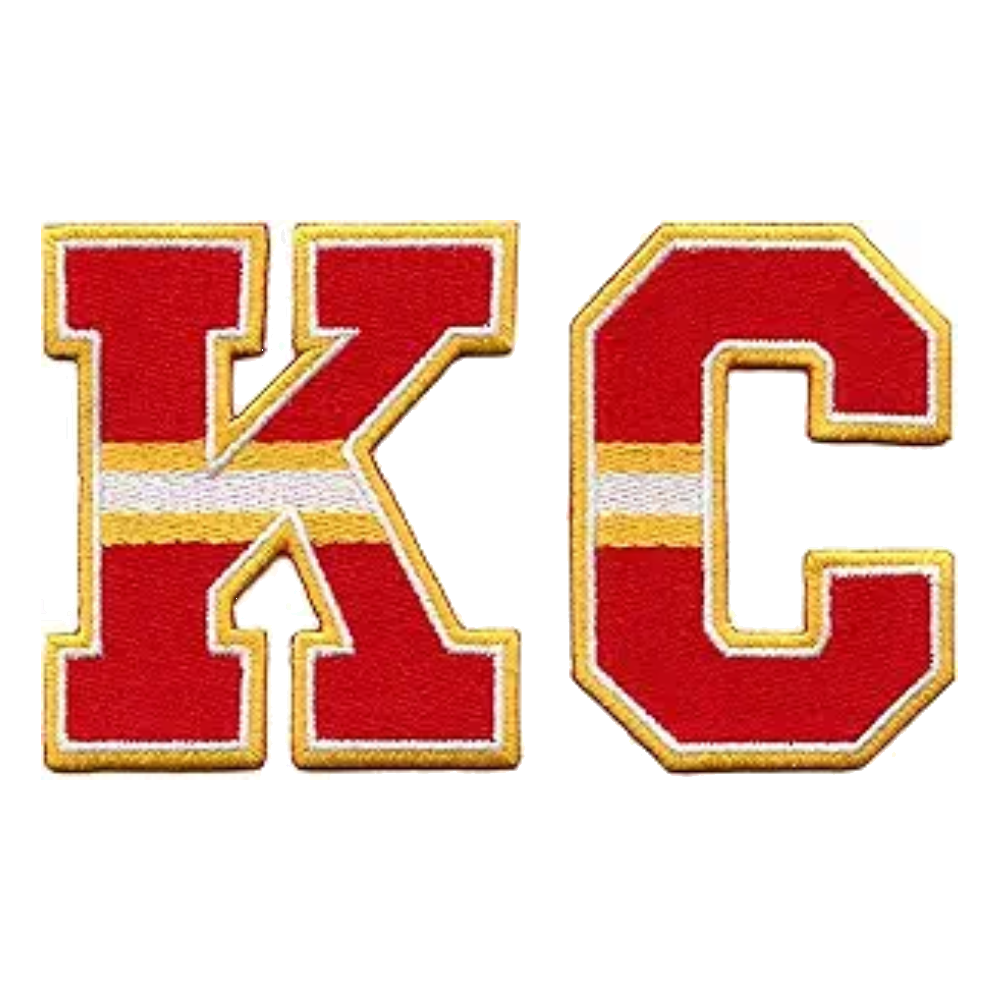 Kansas City Chiefs Latter K.C. Red Embroidery Patch