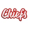 Kansas City Chiefs Letter "Chiefs" Red/White Embroidery Patch