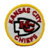 Kansas City Chiefs Round Red/White Embroidery Patch
