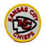 Kansas City Chiefs Round Red/White Embroidery Patch