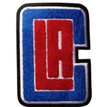 Los Angeles Clippers Alternate Logo Red/Blue Embroidery Patch