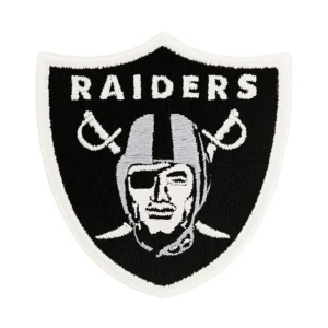 Las Vegas Raiders Black Logo Embroidery Patch