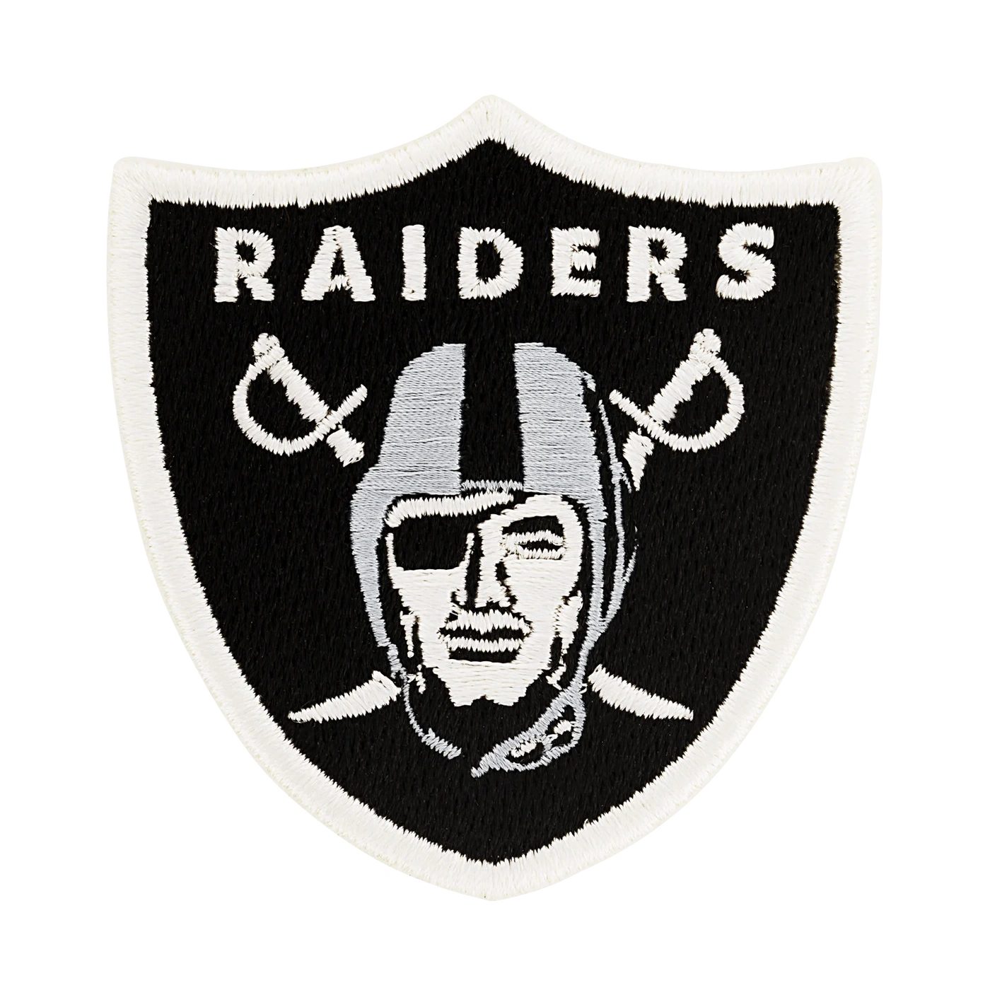 Las Vegas Raiders Black Logo Embroidery Patch
