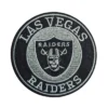 Las Vegas Raiders Round Black Logo Embroidery Patch
