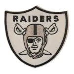 Las Vegas Raiders White Logo Embroidery Patch