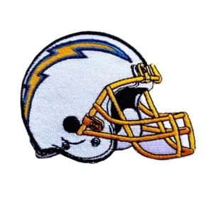 Los Angeles Chargers Football League Helmet Logo Embroidery Patch
