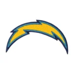 Los Angeles Chargers Yellow Logo Embroidery Patch