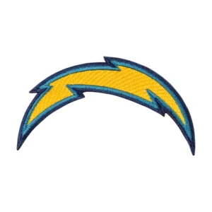 Los Angeles Chargers Yellow Logo Embroidery Patch
