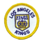 Los Angeles Kings Authentic Vintage Logo Yellow Embroidery Patch
