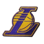 Los Angeles Lakers "L" Yellow/Purple Embroidery Patch