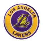 Los Angeles Lakers Yellow/Purple Embroidery Patch
