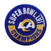 Los Angeles Rams LA Super Bowl LVI Blue Embroidery Patch