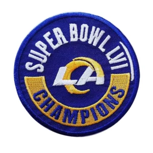 Los Angeles Rams LA Super Bowl LVI Blue Embroidery Patch
