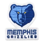 Memphis Grizzlies Classic Vintage Blue Embroidery Patch