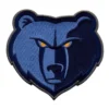 Memphis Grizzlies Primary Logo Blue Embroidery Patch