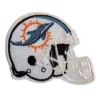 Miami Dolphins Helmet White Embroidery Patch