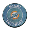 Miami Dolphins Round Logo Aqua Embroidery Patch