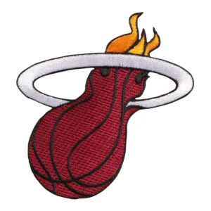 Miami Heat Red Embroidery Patch